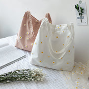 Tote Bag en Toile Décoration Pâquerette Femme | La Parisienne