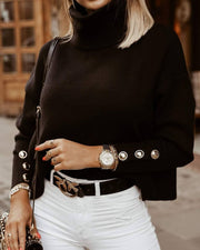 Women's Large Turtleneck Sweater | The Parisian