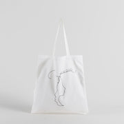 Women's Canvas Flower Decoration Tote Bag | The Parisian