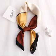 Foulard Soie Décontracté Décoration Tricolore Femme | La Parisienne