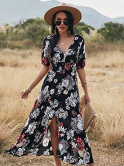 Robe Longue à Fleur | La Parisienne
