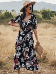 Robe Longue à Fleur | La Parisienne
