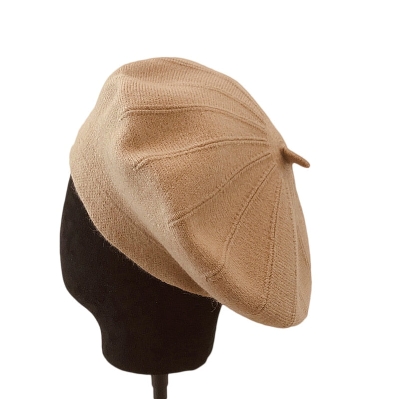 Béret Large Femme 100% Laine | La Parisienne