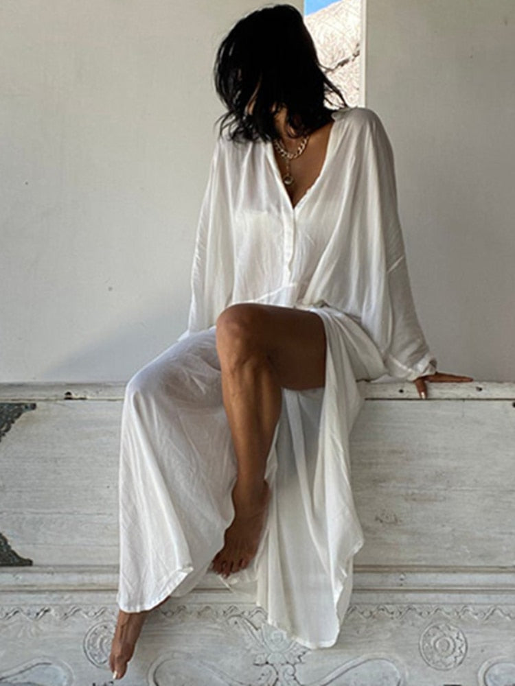 Robe de Plage Ouvert Chic | La Parisienne