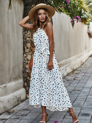 Women's Light Polka Dot Dress | The Parisian