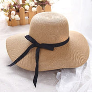 Chapeau de Paille Décoration Nœud  Femme | La Parisienne