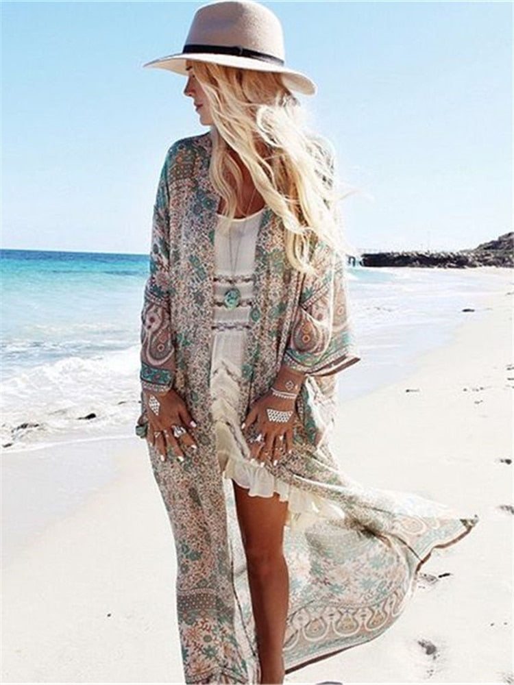Kimono Bohème Plage | La Parisienne