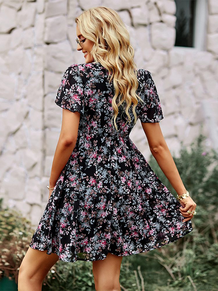 Women's Light Floral Dress | The Parisian