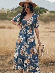 Robe Longue à Fleur | La Parisienne