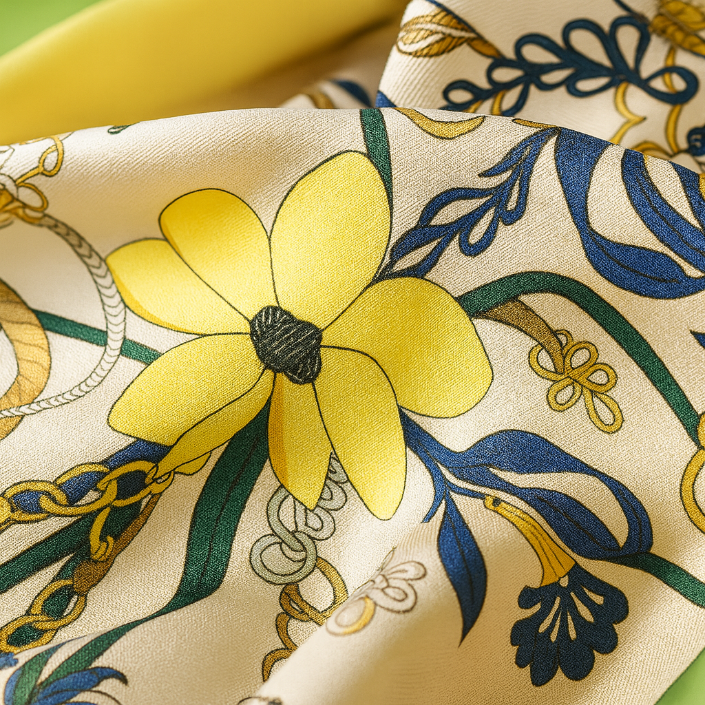 Carré de Soie Élaboré Foulard Femme | La Parisienne