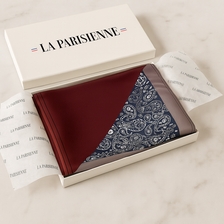 Carré 100% Soie Sophistiqué Femme | La Parisienne
