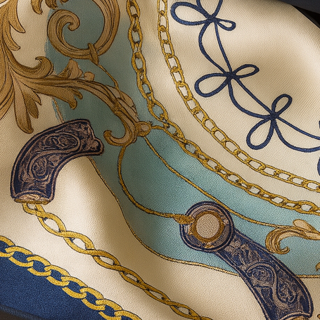 Foulard Chic 100% Soie Décoration Originale | La Parisienne