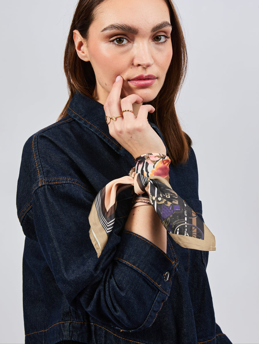 Carré 100% Soie Signature | La Parisienne