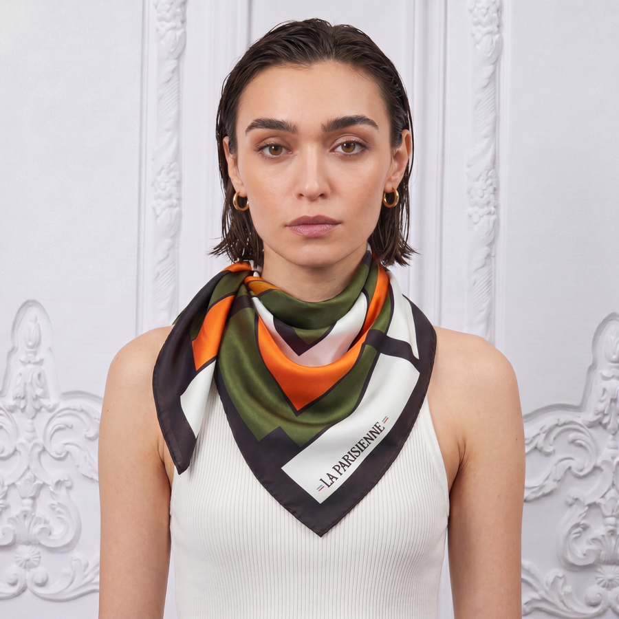 Sciarpa 100% seta Signature | La Parisienne