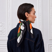 Sciarpa 100% seta Signature | La Parisienne
