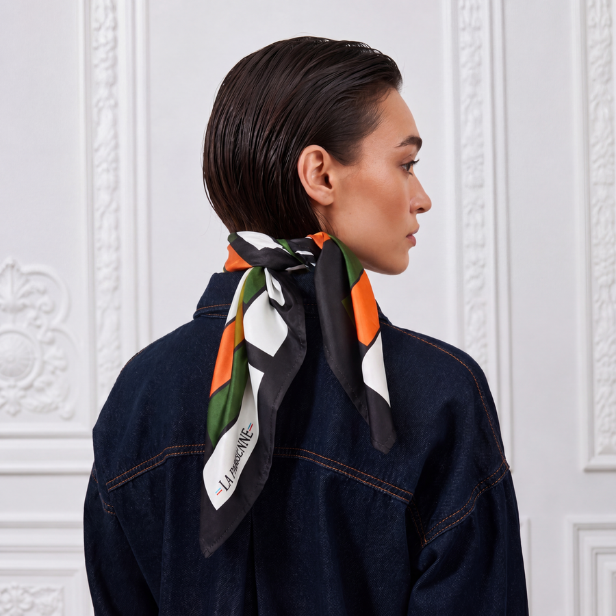 Sciarpa 100% seta Signature | La Parisienne