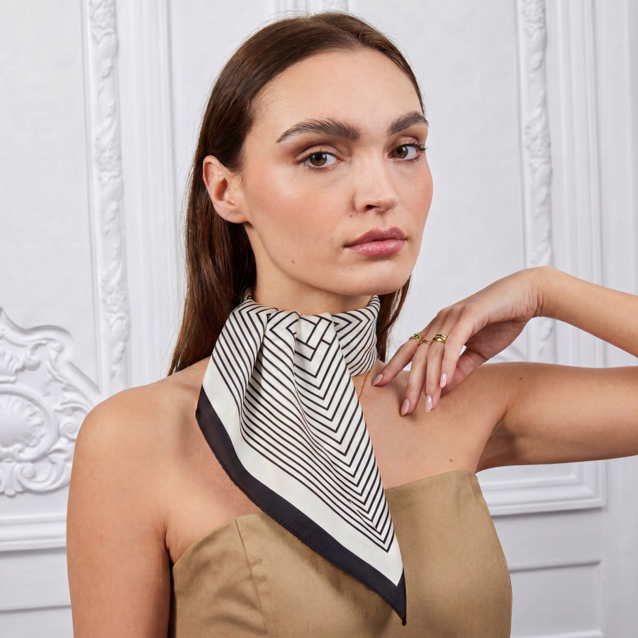 100% Modern Silk Square for Women | La Parisienne