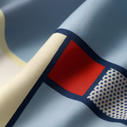 Foulard Soie Décontracté Décoration Tricolore Femme | La Parisienne