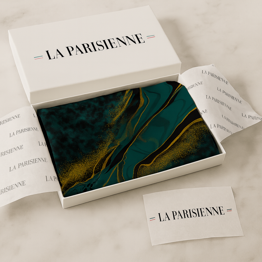 Carré 100% Soie Original et Unique Femme | La Parisienne