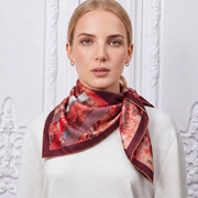 Chic 100% Silk Square for Women | La Parisienne