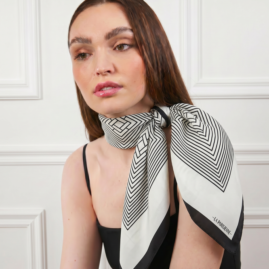 100% Modern Silk Square for Women | La Parisienne