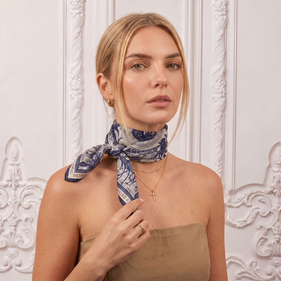 Signature 100% Silk Scarf | La Parisienne