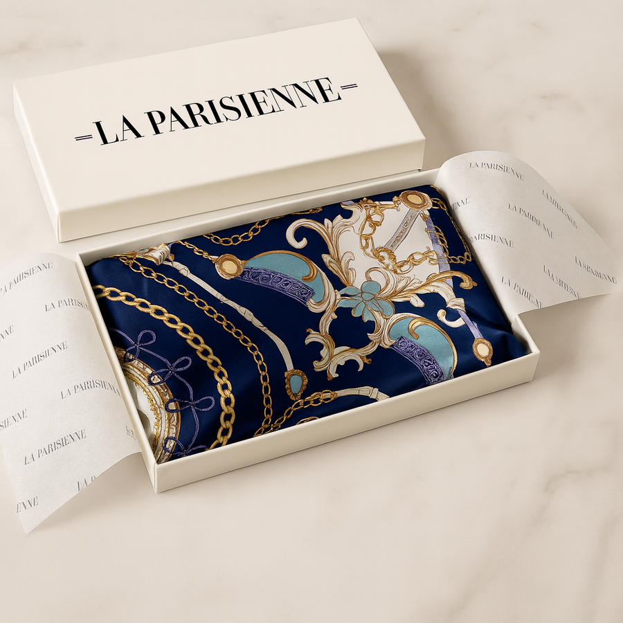 Chic Scarf 100% Silk Original Decoration | The Parisian 