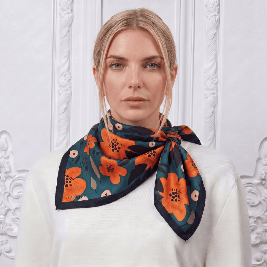 Carré 100% Soie Signature | La Parisienne