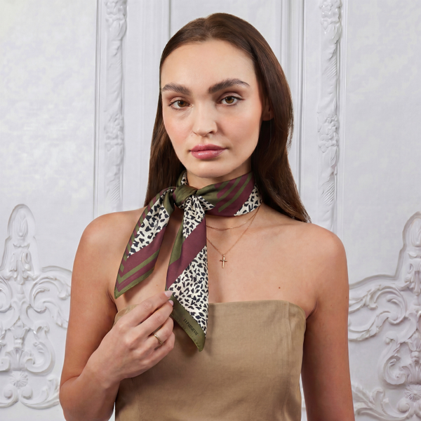 Square 100% Silk Chic Scarf | La Parisienne