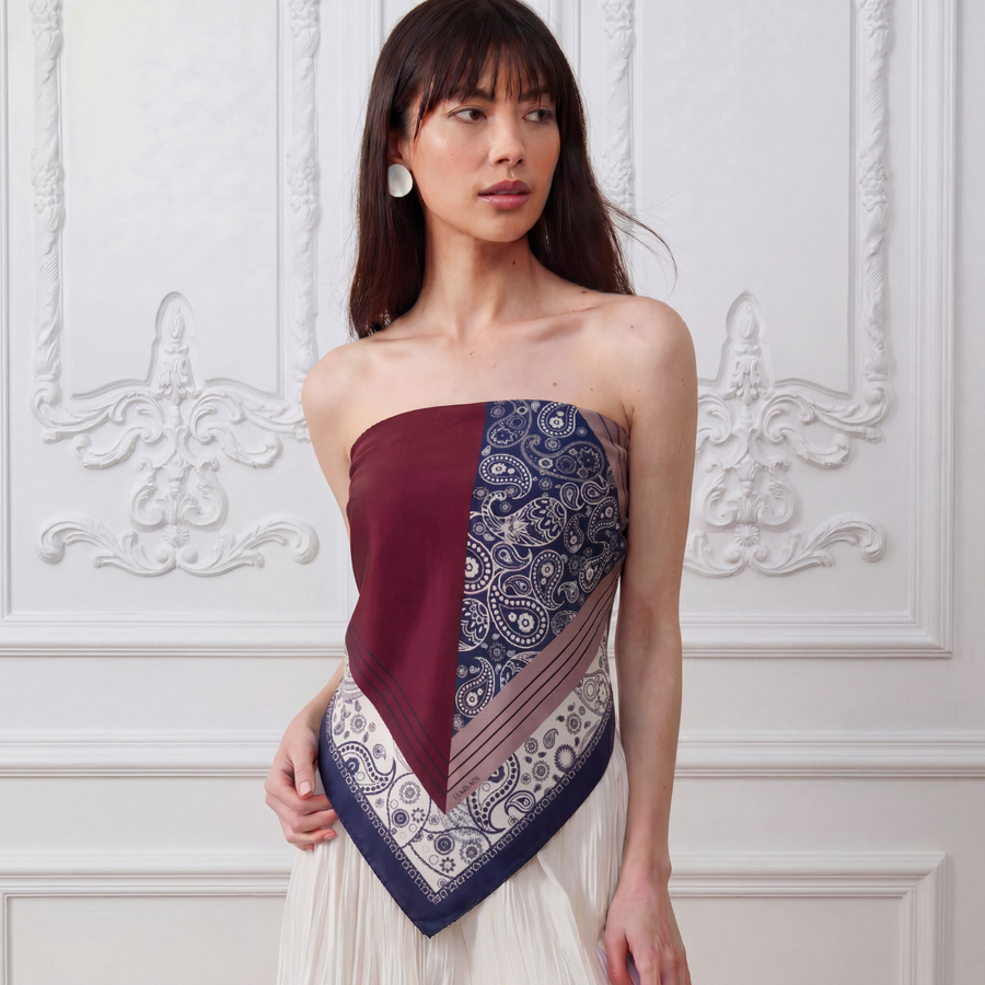 100% Silk Signature Square | La Parisienne