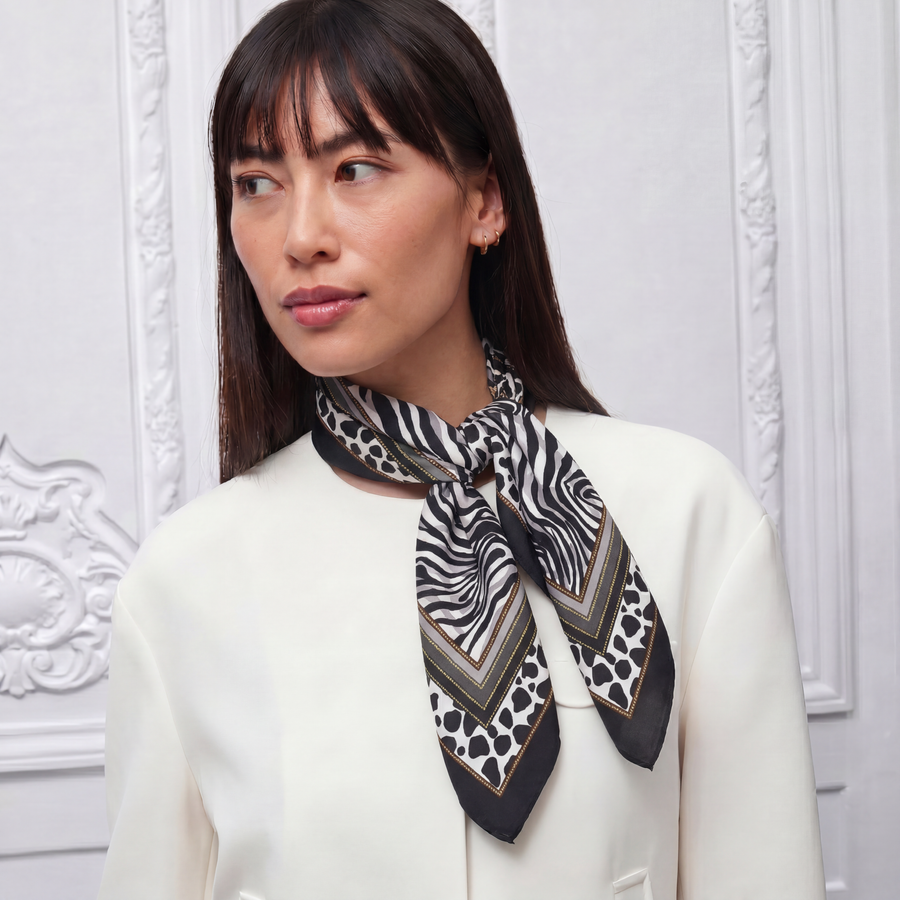 Sciarpa 100% seta Signature | La Parisienne