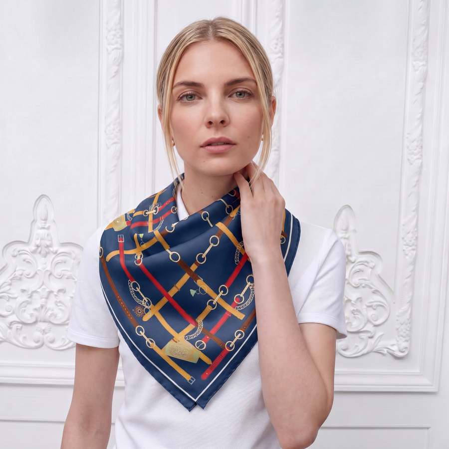 100% Silk Signature Square | La Parisienne
