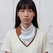 100% Silk Square Modern Decoration Woman | La Parisienne