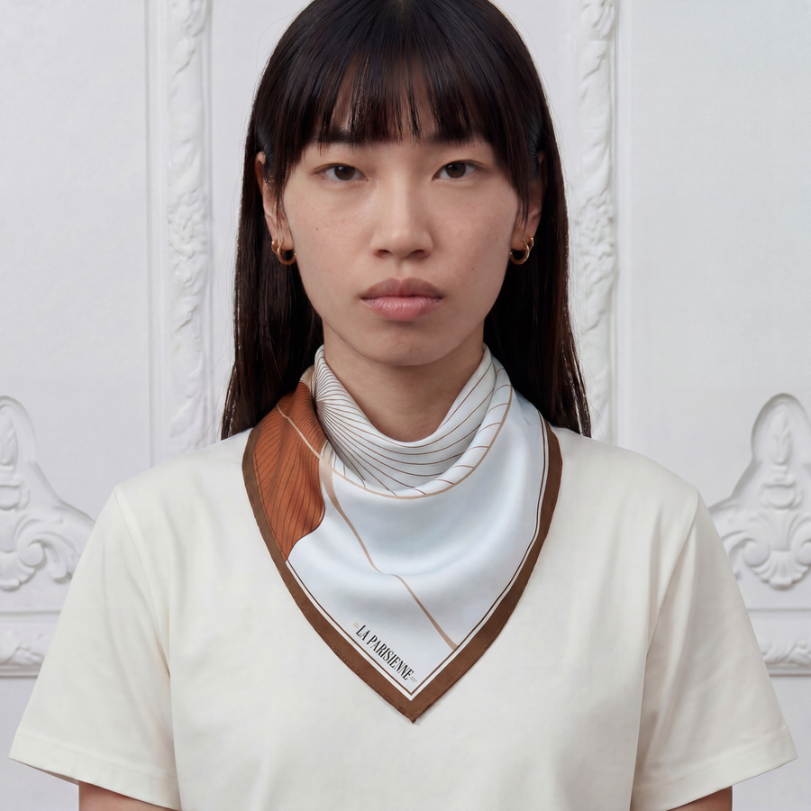 100% Silk Square Modern Decoration Woman | La Parisienne