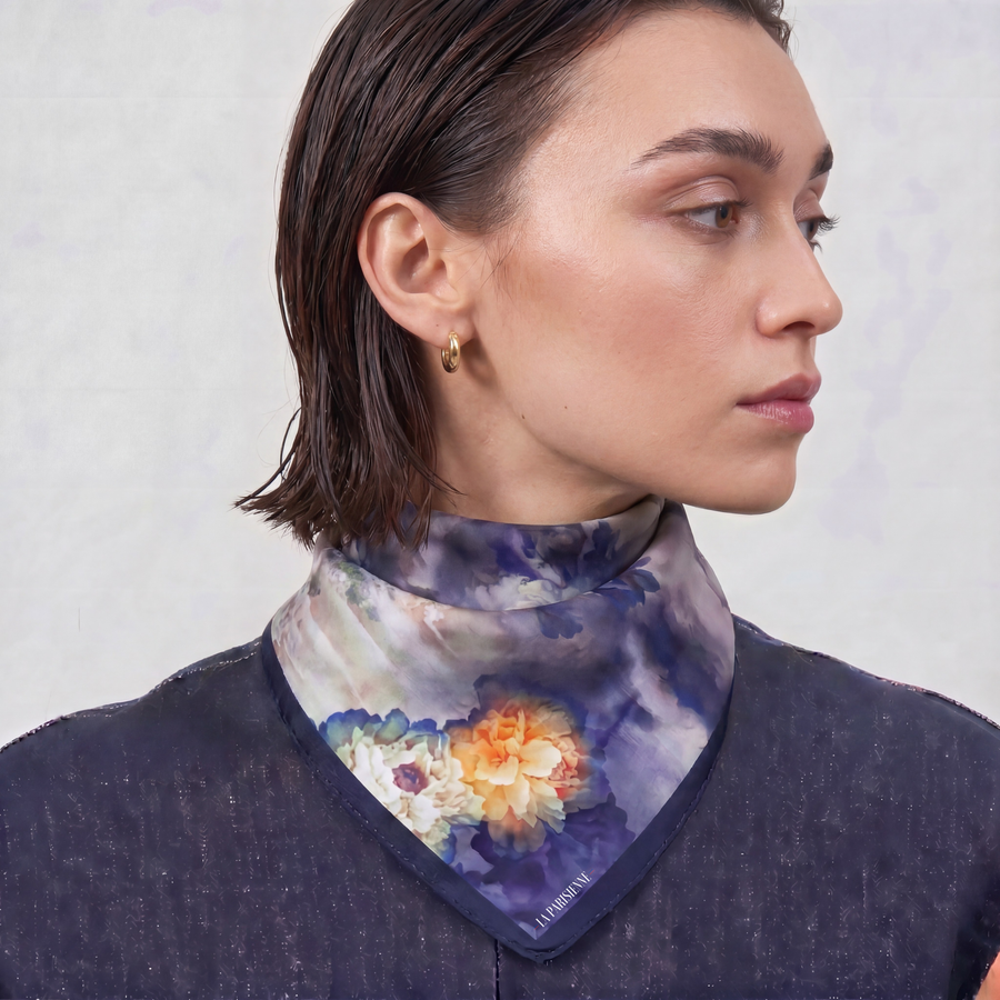 Carré 100% Soie Signature | La Parisienne