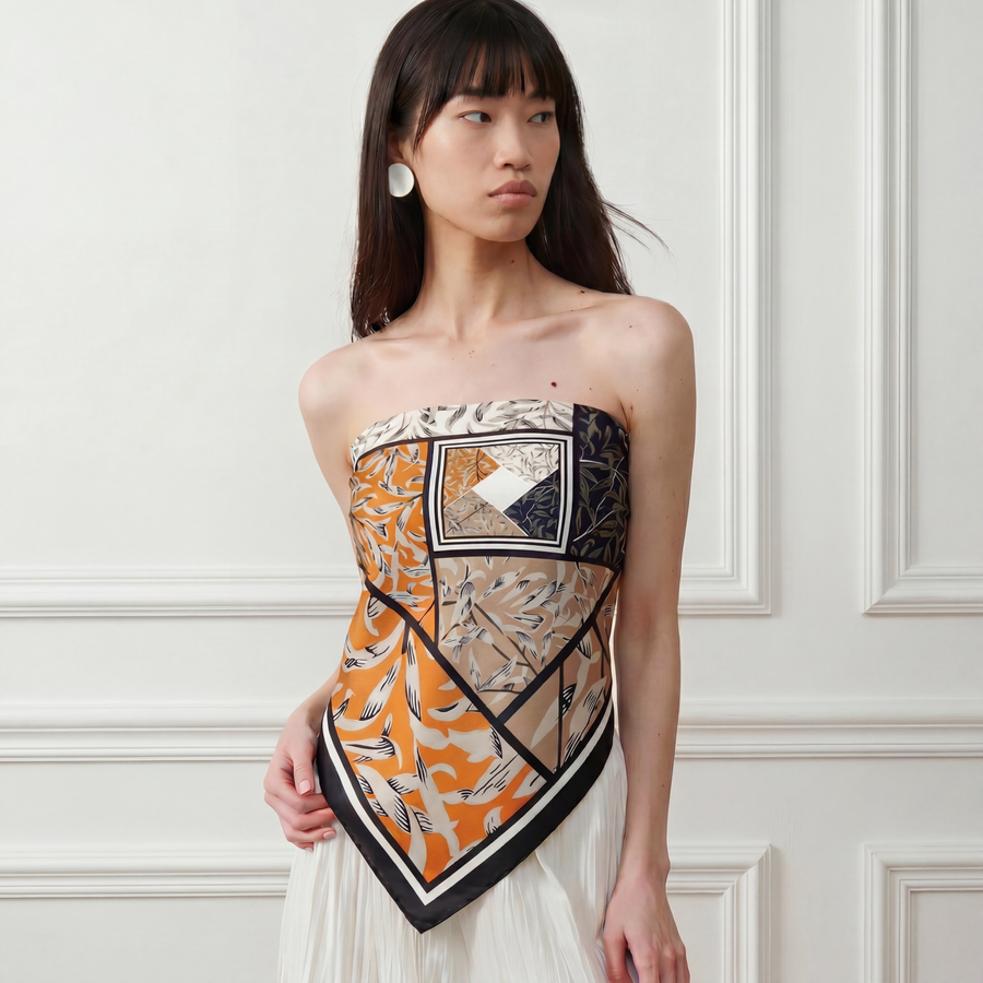 100% Silk Signature Square | La Parisienne
