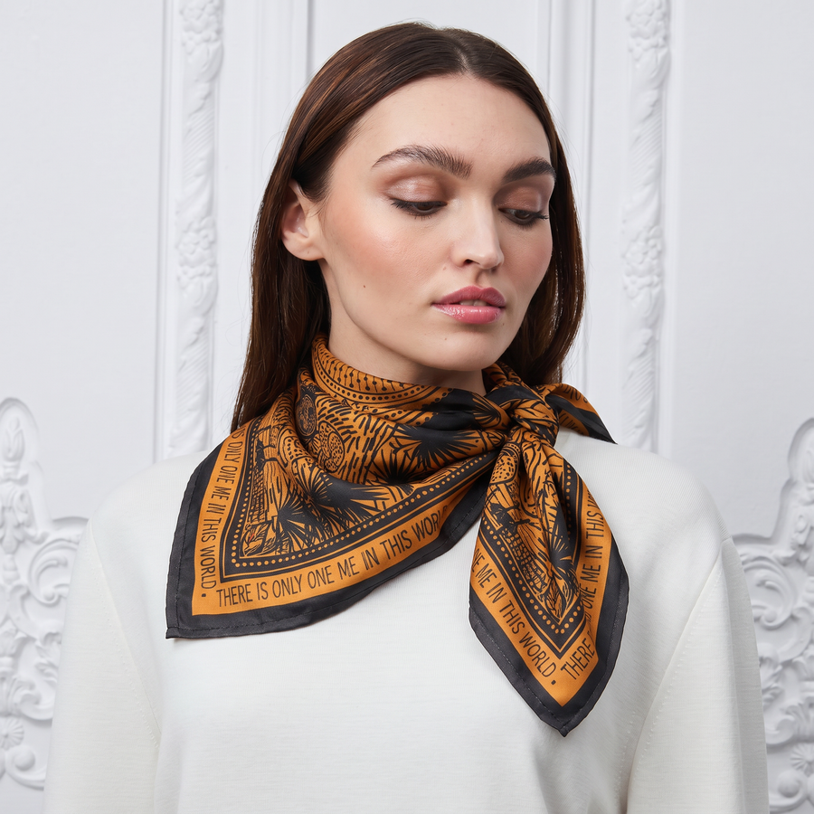 Sciarpa 100% seta Signature | La Parisienne
