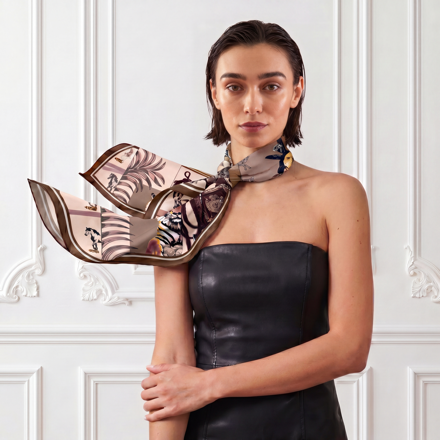 Signature 100% Silk Scarf | La Parisienne