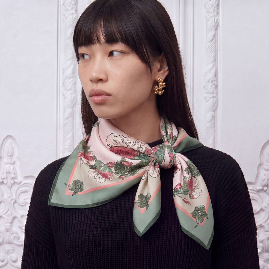 Signature 100% Silk Scarf | La Parisienne
