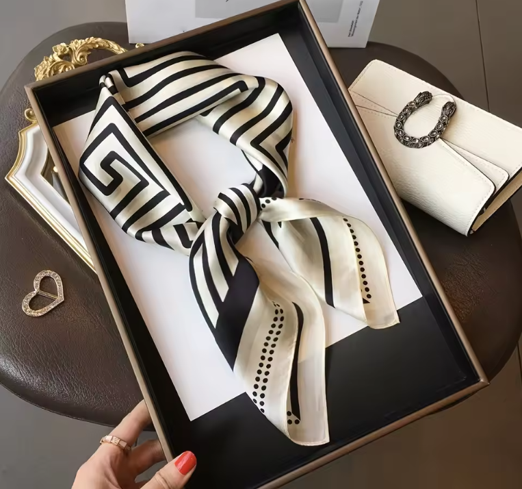 Designer scarf, 100% silk | La Parigina