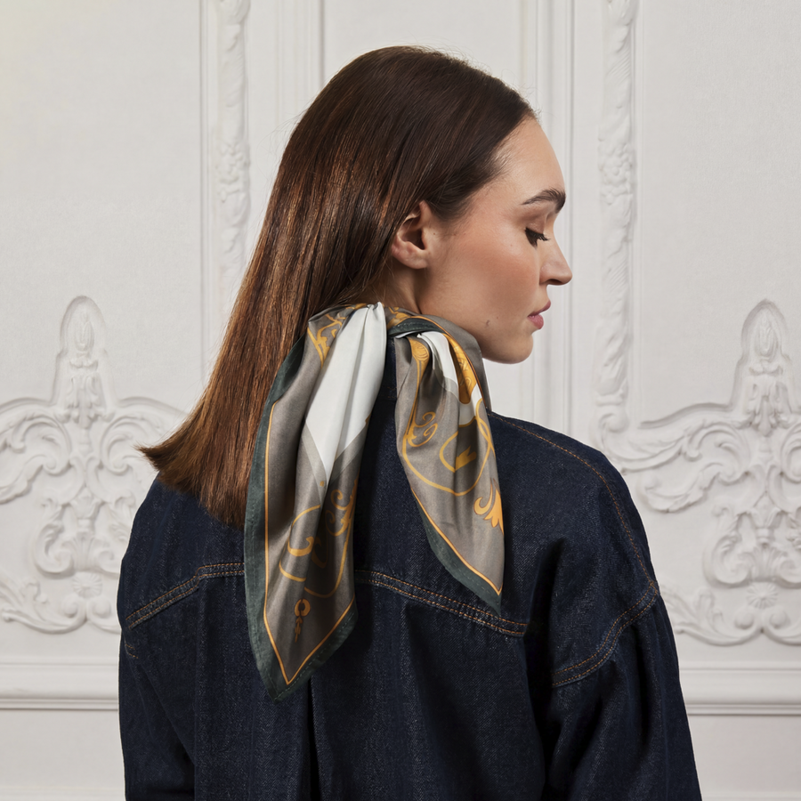 Sciarpa 100% seta Signature | La Parisienne