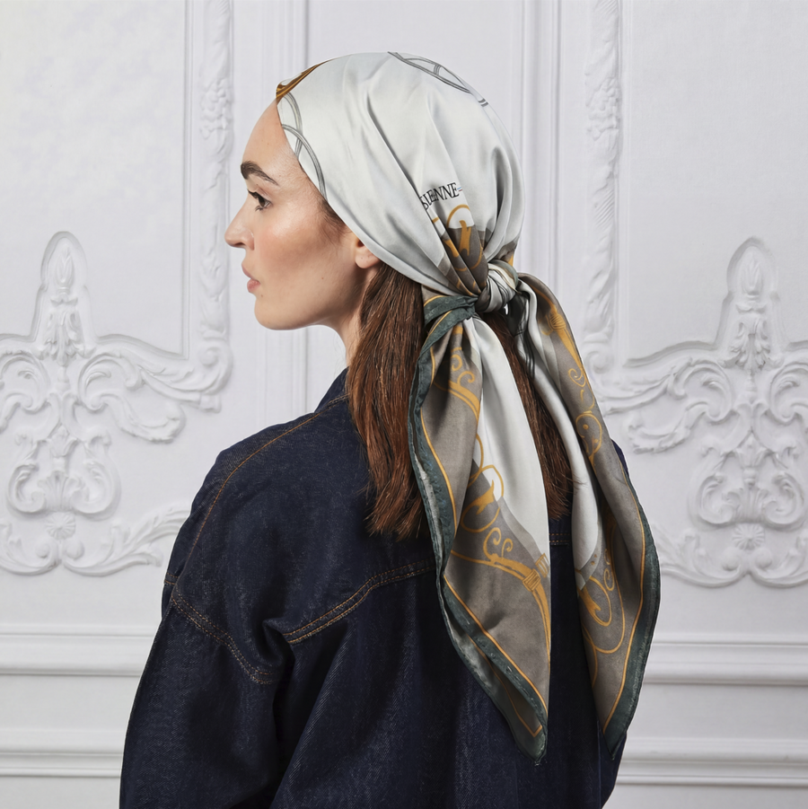 Sciarpa 100% seta Signature | La Parisienne