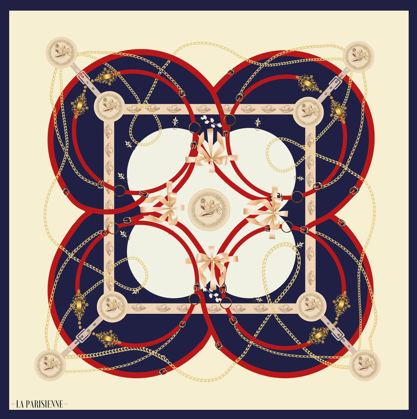 Carré 100% Soie Signature | La Parisienne