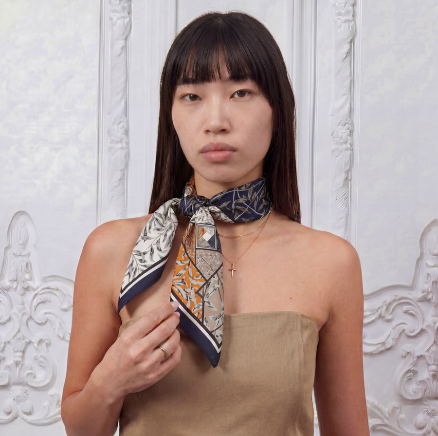 100% Silk Signature Square | La Parisienne