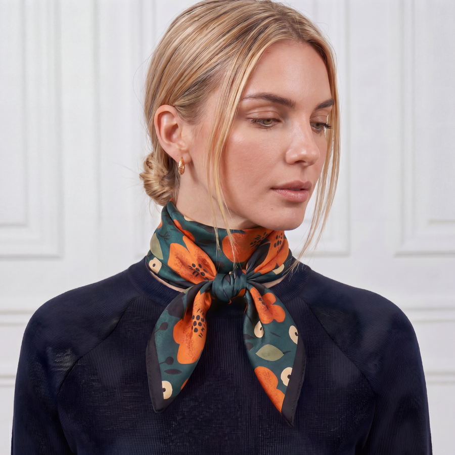 Carré 100% Soie Signature | La Parisienne