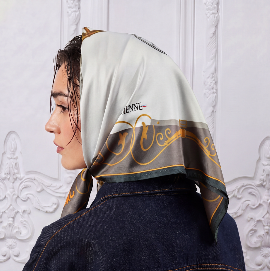 Square 100% Silk Chic Women’s Scarf | La Parisienne  