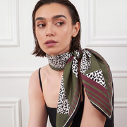 Designer scarf, 100% silk | La Parigina