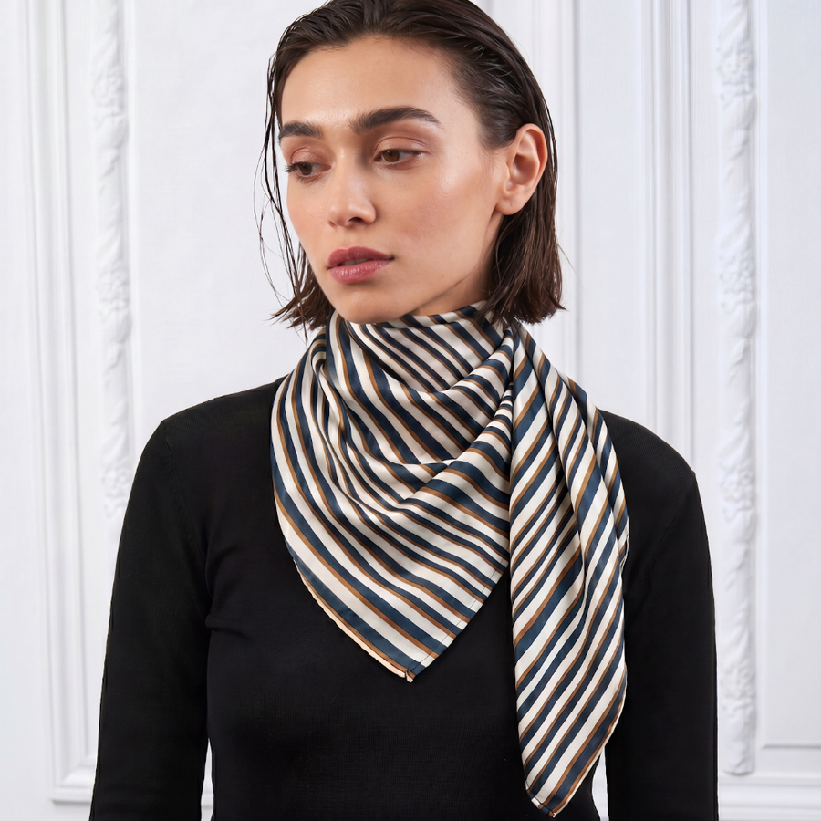 Sciarpa 100% seta Signature | La Parisienne