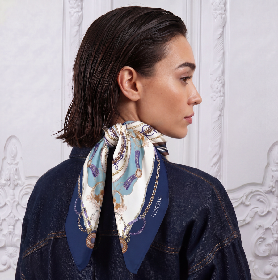 Signature 100% Silk Scarf | La Parisienne