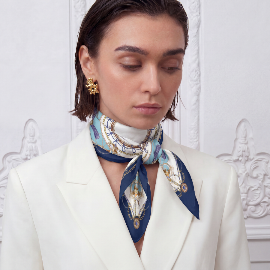Signature 100% Silk Scarf | La Parisienne
